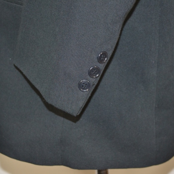 Reunion 42R Sport Coat Blazer Suit Jacket Black St - Picture 4 of 8